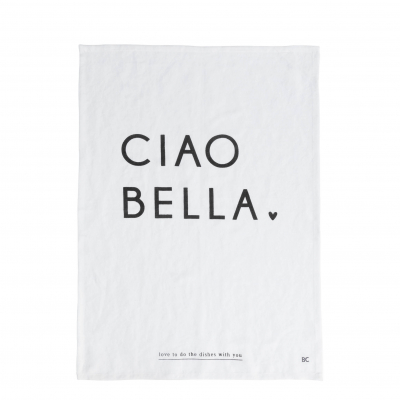 Bastion Collections Geschirrtuch / CIAO BELLA / 50cm x 70cm